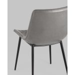 Стул Деймон экокожа серый