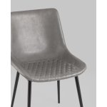 Стул Деймон экокожа серый