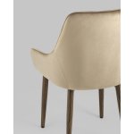 Стул Диана велюр бежевый 4 шт