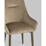Стул Диана велюр бежевый 4 шт