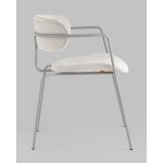 Стул Дженни букле светло-серый каркас серый муар