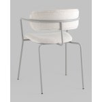 Стул Дженни букле светло-серый каркас серый муар