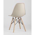Стул Eames Style DSW бежевый (разборный каркас)