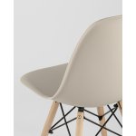 Стул Eames Style DSW бежевый (разборный каркас)