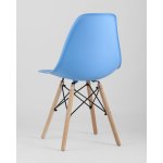 Стул Eames Style DSW голубой (разборный каркас)