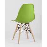 Стул Eames Style DSW зеленый (разборный каркас)