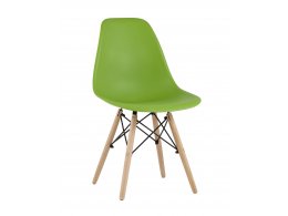 Стул Eames Style DSW зеленый (разборный каркас)
