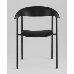 Стул Eila с подушкой пластик черный