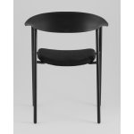 Стул Eila с подушкой пластик черный