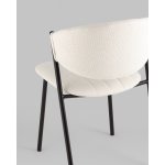 Стул Харпер ткань рогожка молочный