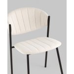 Стул Харпер ткань рогожка молочный