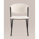 Стул Харпер ткань рогожка молочный