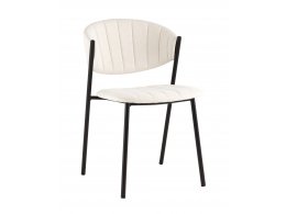 Стул Харпер ткань рогожка молочный