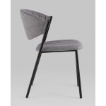 Стул Харпер ткань рогожка серый
