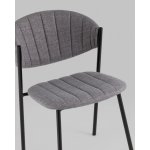 Стул Харпер ткань рогожка серый