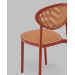 Стул Junie пластиковый красный