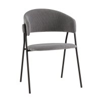 Стул Колин NEW вельвет серый