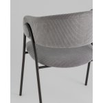 Стул Колин NEW вельвет серый