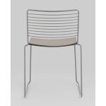 Стул обеденный Danny серый с подушкой