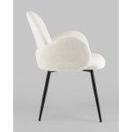 Стул обеденный Wave букле белый