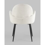 Стул обеденный Wave букле белый