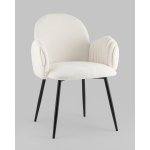 Стул обеденный Wave Stripes букле белый