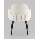 Стул обеденный Wave Stripes букле белый