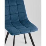 Стул Одди Original Square велюр синий (набор 4 шт)