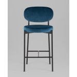 Стул полубарный Бриф VD велюр синий 2 шт.