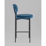 Стул полубарный Бриф VD велюр синий 2 шт.