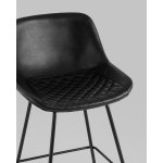 Стул полубарный Деймон экокожа черный