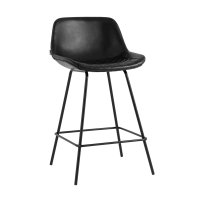 Стул полубарный Деймон экокожа черный