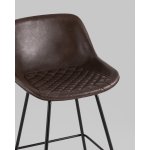 Стул полубарный Деймон экокожа коричневый