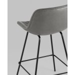 Стул полубарный Деймон экокожа серый