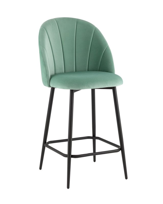 Стул полубарный Логан SN велюр фисташковый Стул полубарный Логан SN велюр фисташковый