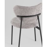 Стул Rina шенилл серый