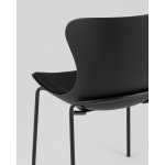 Стул Shaya с подушкой пластик черный