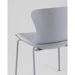 Стул Shaya с подушкой пластик серый