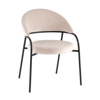 Стул Тилль велюр кремовый