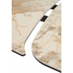 Стол ALONSO 200 TL-137  матовый, испанская керамика / брашированный каркас, цвет медный, ®DISAUR