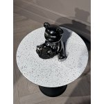 Статуэтка Медведь с подносом IST-067, 21х24 см, серебро