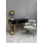 Стол-консоль Атлас МС9002-120В, 120х60х78 см, черный глянцевый