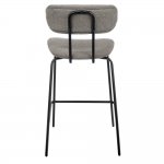 Стул полубарный Ant букле серый