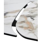 Стол BIRGER 200 KL-188 Контрастный мрамор, итальянская керамика, ®DISAUR