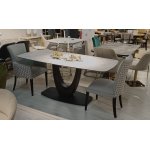 Стол обеденный Римини MC3020-180WT, 180х90х76 см, белая керамика