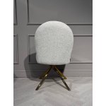 Стул обеденный Авалон BS1240-WT, белый крем/золото