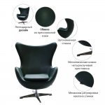 Кресло EGG STYLE CHAIR зеленый
