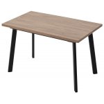 Стол КАНЗАС 120 ДУБ КУНЕО / Черный каркас М-City