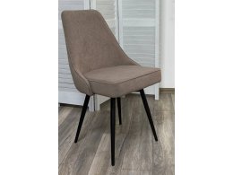 Стул БЕРТИ 360 град. поворот. B5 Капучино, велюр / черный каркас, М-City