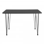 Стол Solution 120x80х75,5см, чёрный